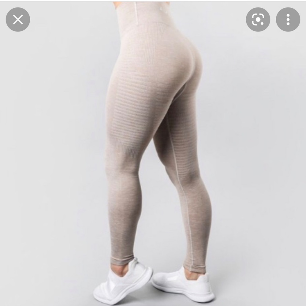 Alphalete halo leggings in nude